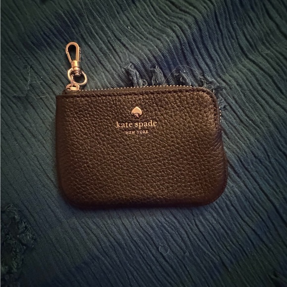 kate spade Handbags - Kate Spade Black Textured Pouch